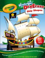 Crayola Whiteboard Activity Workbooks (Crayola Dry Erase Activity Workbooks) - Ship Shapes  - Limited Stock Available