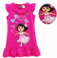 Girl's Summer Dress - Dora the Explorer Dress - Size 3 - Pink - Limited Stock