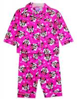 Girl's Flannelette Pyjamas (100% Cotton) - Disney Pyjamas - Minnie Mouse Pyjamas - Size 4 - Pink - Limited Stock