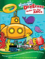 Crayola Whiteboard Activity Workbooks (Crayola Dry Erase Activity Workbooks)  - Under the Sea ABC's  - Limited Stock Available