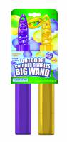 Crayola Giant Outdoor Coloured Bubbles - Giant Bubble Wand (2 Pack)  - Limited Stock 7 Available