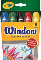 Crayola Washable Window Crayons - 5 pack