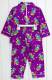 Girl's Flannelette Pyjamas (100% Cotton) - Smurfette Pyjamas - Size 4 - Purple - Limited Stock