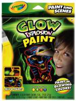 Crayola Glow Explosion - Glow Paint and Scenes - Limited Stock 4 Available