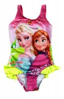 Girl's Swimmers - Disney Frozen (Elsa and Anna) Swimsuit - Size 14 - Pink - Limited Stock