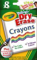 Crayola Washable Whiteboard Crayons (Crayola Dry Erase Crayons) - 8 pack - Sold Out