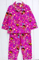 Girl's Flannelette Pyjamas (100% Cotton) - Pink Dora the Explorer (Fairy Dora) Pyjamas - Size 5 - Pink - Sold Out