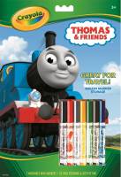 Crayola Thomas & Friends Colouring & Activity Book with Markers - Limited Stock 6 Available