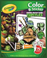 Crayola Colouring & Sticker Books - Teenage Mutant Ninja Turtles - Limited Stock Available