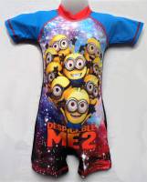 Boy's Swimmers - Despicable Me 2 Rashsuit - Size 2 - Blue - Limited Stock