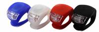 Beetle Silicone LED Front Bicycle (Bike) Light (White Light) - White - Limited Stock