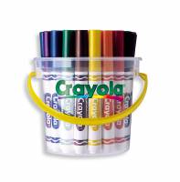 Crayola Broad Line Washable Markers Deskpack - Classic Colours - 32 Markers in 8 Classic Colours