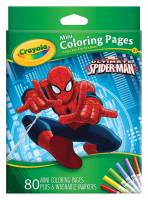 Crayola Mini Colouring Pages - Marvel Spiderman - Limited Stock Available