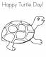 World Turtle Day Colouring Page
