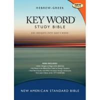 Hebrew-Greek Key Word Study Bible - NASB - Black, Bonded Leather - Limited Stock - Out of Print