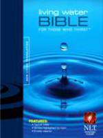 NLT Bible - Compact New Living Testament Living Water Bible - Leather Look - Limited Stock Only - Out of Print