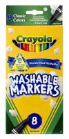 Crayola Washable Fine Line Markers - 8 Classic Colours - Limited Stock 5 Available