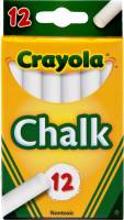 12 Crayola White Chalk Sticks