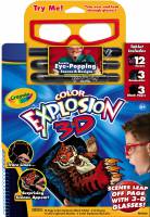 Crayola Colour Explosion 3D - Regular with Slick Stix - Limited Stock 5 Available