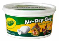 Crayola 1.13kg Air Dry Clay Bucket - White (2.5lb)