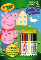 Crayola Peppa Pig Colouring & Activity Book with Markers - Limited Stock Available