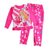 Girl's 100% Cotton Spring/Autumn Pyjamas - Barbie Pyjamas - Size 4 - Hot Pink - Limited Stock