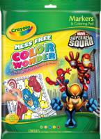 Crayola Colour Wonder (Color Wonder) - Marvel Superhero Squad Colouring Pad and Markers - Limited Stock 2 Available