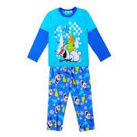 Boy's 100% Cotton Spring/Autumn Pyjamas - Disney Frozen Pyjamas - Olaf Pyjamas - Size 3 - Blue - Sold Out