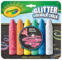 Crayola Sidewalk Chalk - Crayola Washable Glitter Sidewalk Chalk - Limited Stock Available
