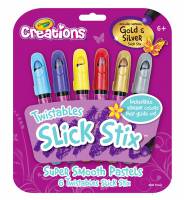 Crayola Creations - Slick Stix Pastels - 6 pack