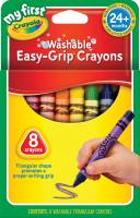 Crayola My First Washable Triangular Crayons - 8 pack in 8 different colours