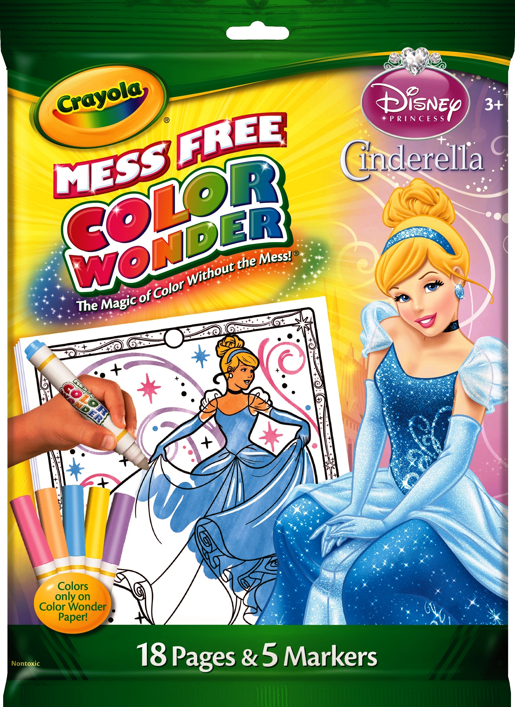 Crayola Color Wonder Metallic Paper Demo 