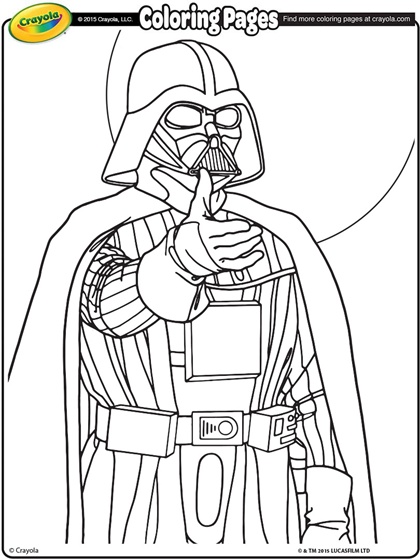 Craft Ideas72 Darth Vader Colouring Pages