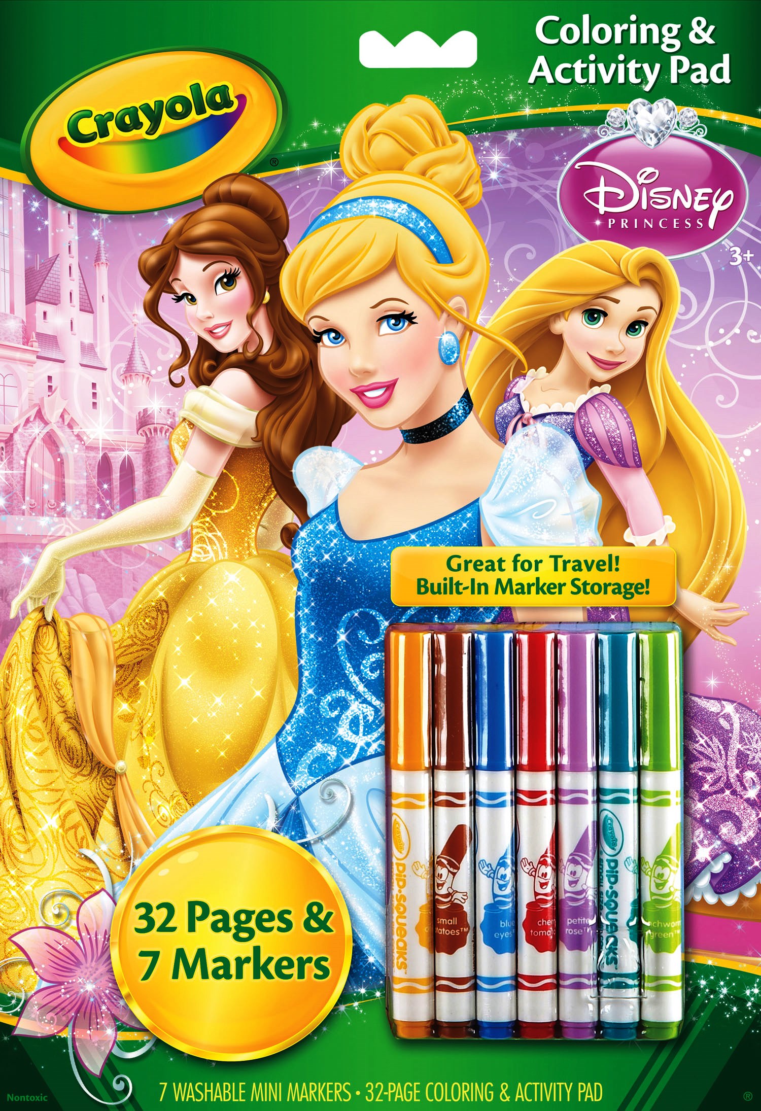 Crayola Disney Princess Coloring and Activity Book, 32 pages 