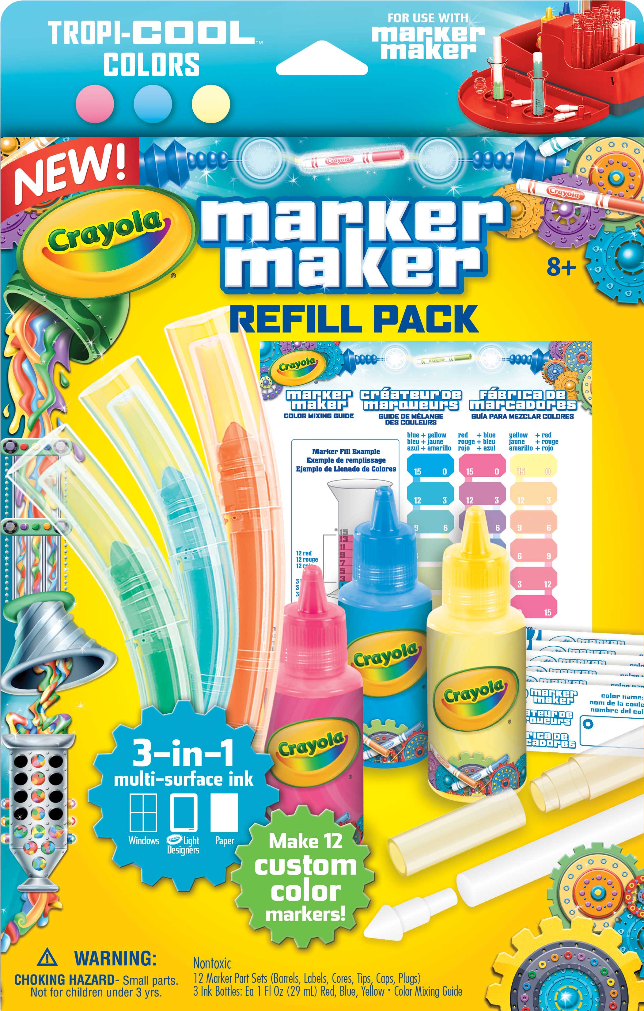 74-7089 - Crayola Marker Maker Refill Pack Tropi-Cool Pastel