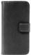 Apple iPhone SE/ iPhone 5 / iPod Touch - Slim Genuine Leather Wallet Case - Black