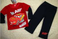 Boy's Winter Pyjamas - Disney-Pixar Cars (Lightning McQueen) Fleece Pyjamas - Size 5 - Red/Black - Sold Out
