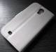 Samsung Galaxy S4 (Galaxy SIV) Slim Genuine Leather Wallet Case - Light Blue
