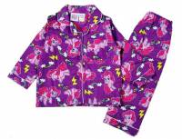 Girl's Flannelette Pyjamas (100% Cotton) - My Little Pony Pyjamas - Size 5 - Purple - Limited Stock
