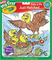 Crayola My First Colour and Sticker Book - Just Hatched