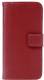 Apple iPhone SE/ iPhone 5 / iPod Touch - Slim Genuine Leather Wallet Case - Dark Brown