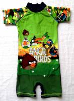 Boy's Swimmers - Angry Birds Rashsuit - Size 10 - Navy/Green - Limited Stock