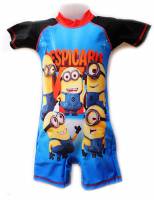 Boy's Swimmers - Despicable Me Rashsuit - Size 6 - Blue/Black - Limited Stock