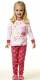 Girl's 100% Cotton Spring/Autumn Pyjamas - Peppa Pig Tea Party Pyjamas - Size 4 - Pink - Limited Stock