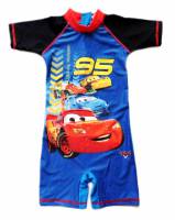 Boy's Swimmers - Disney Cars (Lightning McQueen) Rashsuit - Size 6 - Blue/Black - Limited Stock