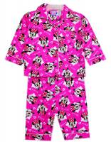 Girl's Flannelette Pyjamas (100% Cotton) - Disney Pyjamas - Minnie Mouse Pyjamas - Size 1 - Pink - Limited Stock