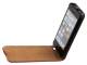 Apple iPhone SE/ iPhone 5 / iPod Touch - Slim Genuine Leather Flip Case - Red