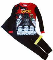 Boy's 100% Cotton Spring/Autumn Pyjamas - Lego Star Wars Pyjamas - Size 6 - Black - Limited Stock