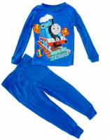 Boy's 100% Cotton Spring/Autumn Pyjamas - Thomas The Tank Engine Pyjamas - Size 2 - Dark Blue - Sold Out