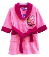 Girl's Fleece Dressing Gown - Peppa Pig Gown - Size 2 - Pink - Limited Stock